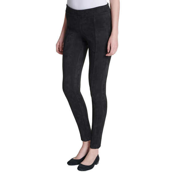 Andrew Marc Faux Suede Dress Pants S Super Soft Stretch Mid Rise Slim Fit‎ Work - Picture 14 of 14